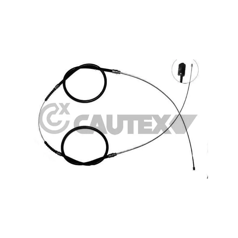 Tirette à câble, frein de stationnement CAUTEX 018185