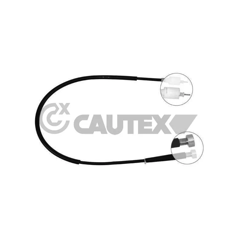 Câble flexible de commande de compteur CAUTEX 018555