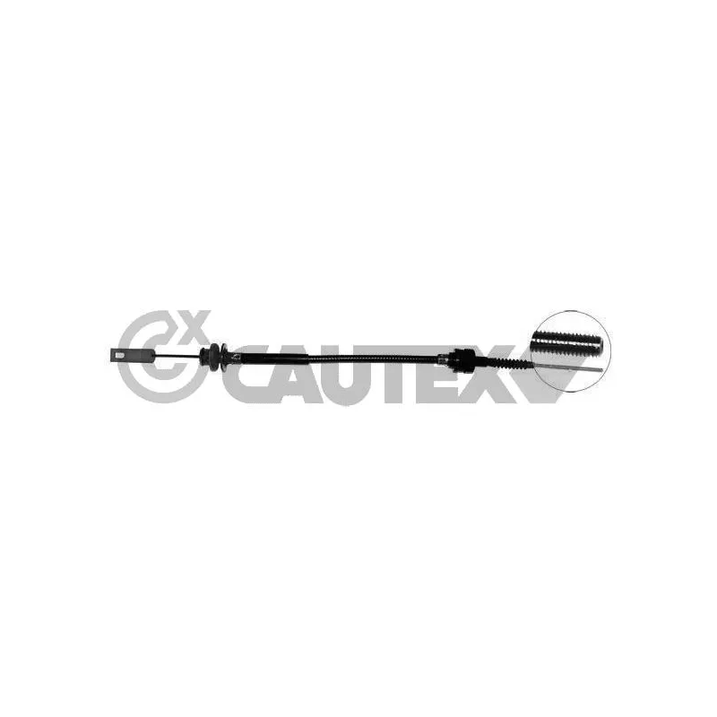 Tirette à câble, commande d'embrayage CAUTEX 018918