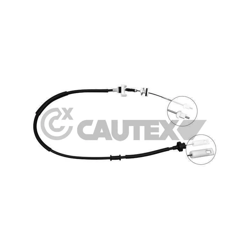 Tirette à câble, commande d'embrayage CAUTEX 018950
