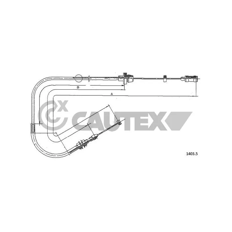 Câble d'accélération CAUTEX 018975