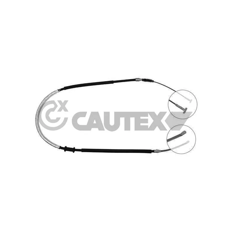 Tirette à câble, frein de stationnement CAUTEX 018992