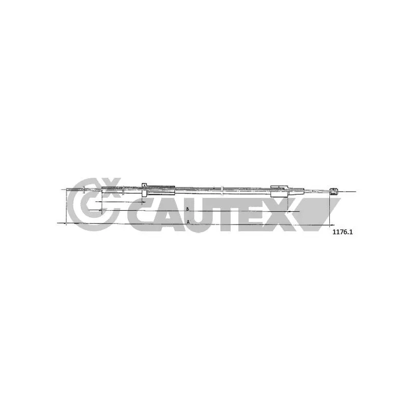 Tirette de capot moteur CAUTEX 019019