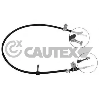 Tirette à câble, frein de stationnement CAUTEX 019033