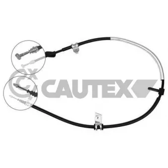 Tirette à câble, frein de stationnement CAUTEX 019034