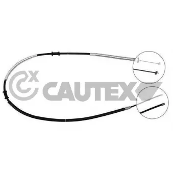 Tirette à câble, frein de stationnement CAUTEX 019038