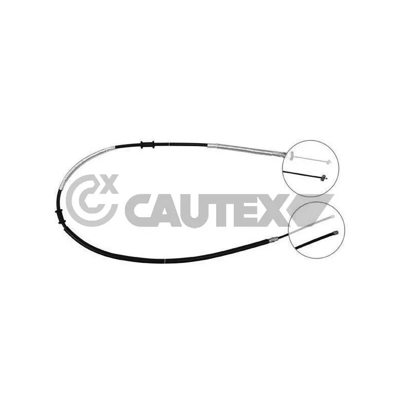 Tirette à câble, frein de stationnement CAUTEX 019038