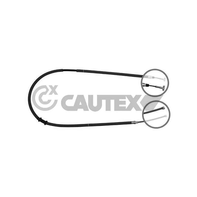 Tirette à câble, frein de stationnement CAUTEX 019039