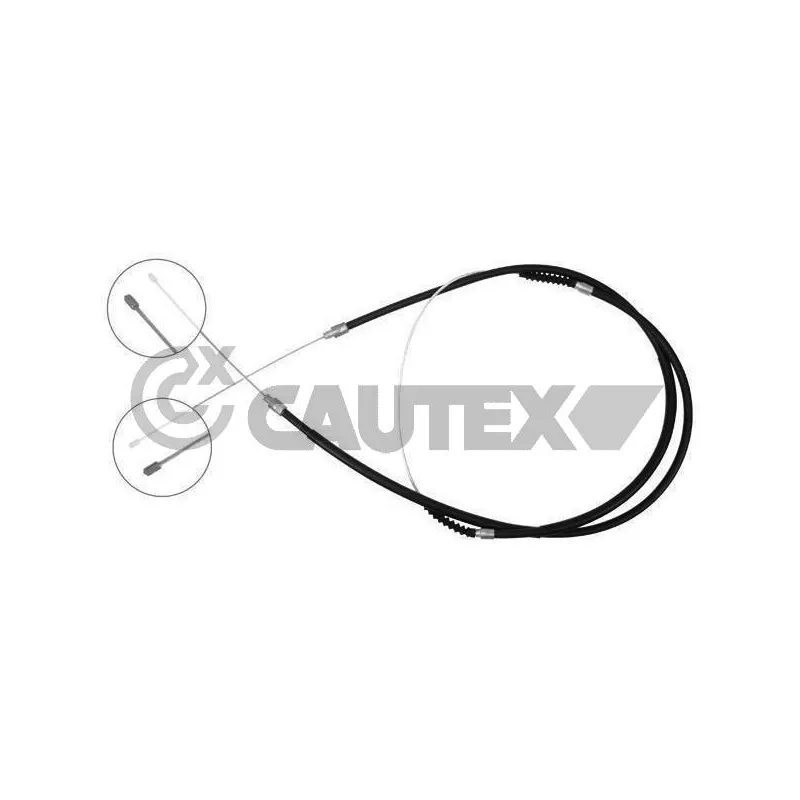 Tirette à câble, frein de stationnement CAUTEX 019058