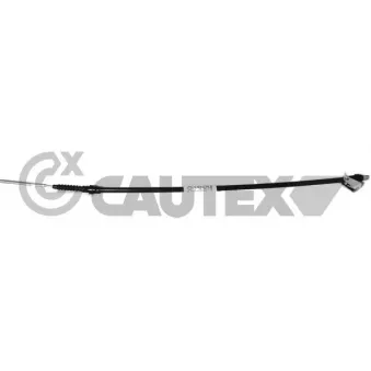 Tirette à câble, commande d'embrayage CAUTEX 023143