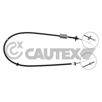 Tirette à câble, commande d'embrayage CAUTEX 025190