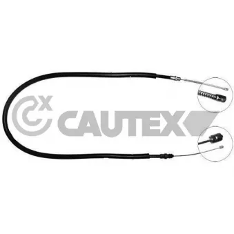 Tirette à câble, frein de stationnement CAUTEX 026591