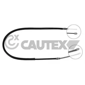 Tirette à câble, frein de stationnement CAUTEX 028115