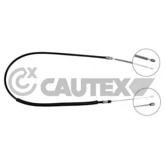 Tirette à câble, frein de stationnement CAUTEX 028203