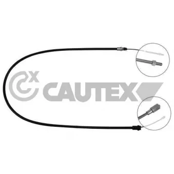 Tirette à câble, commande d'embrayage CAUTEX 028315