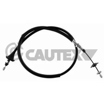 Tirette à câble, commande d'embrayage CAUTEX 028317