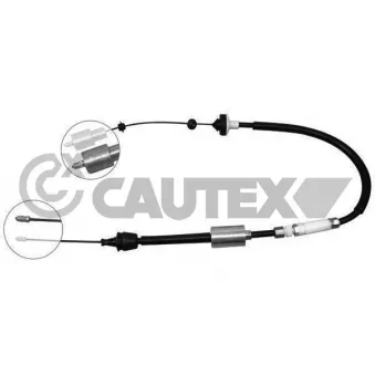 Tirette à câble, commande d'embrayage CAUTEX 028354