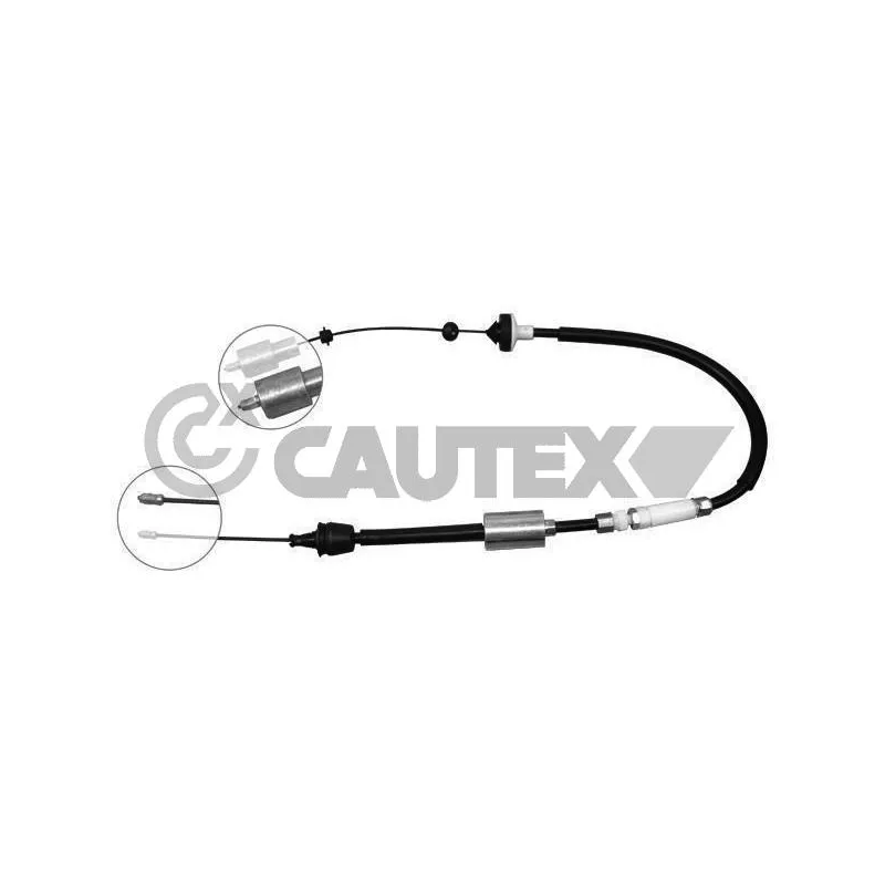 Tirette à câble, commande d'embrayage CAUTEX 028354