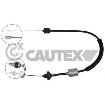 Tirette à câble, commande d'embrayage CAUTEX 028386