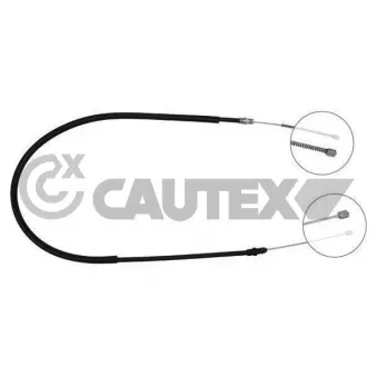 Tirette à câble, frein de stationnement CAUTEX 028420