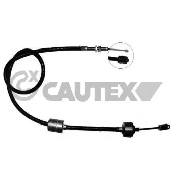 Tirette à câble, commande d'embrayage CAUTEX 028442