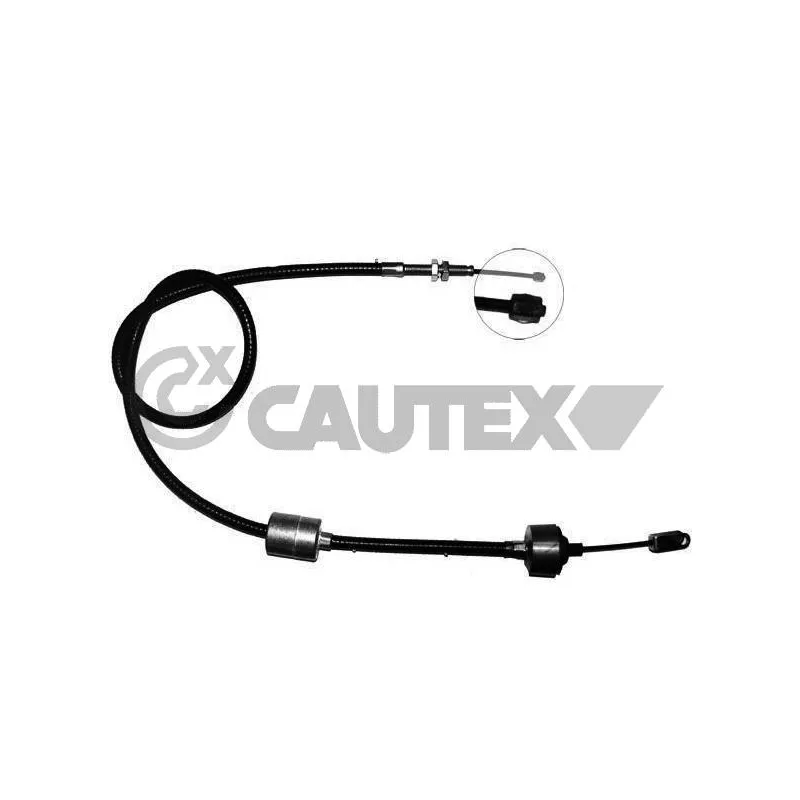 Tirette à câble, commande d'embrayage CAUTEX 028442
