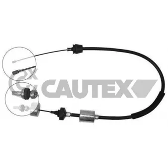 Tirette à câble, commande d'embrayage CAUTEX 028444