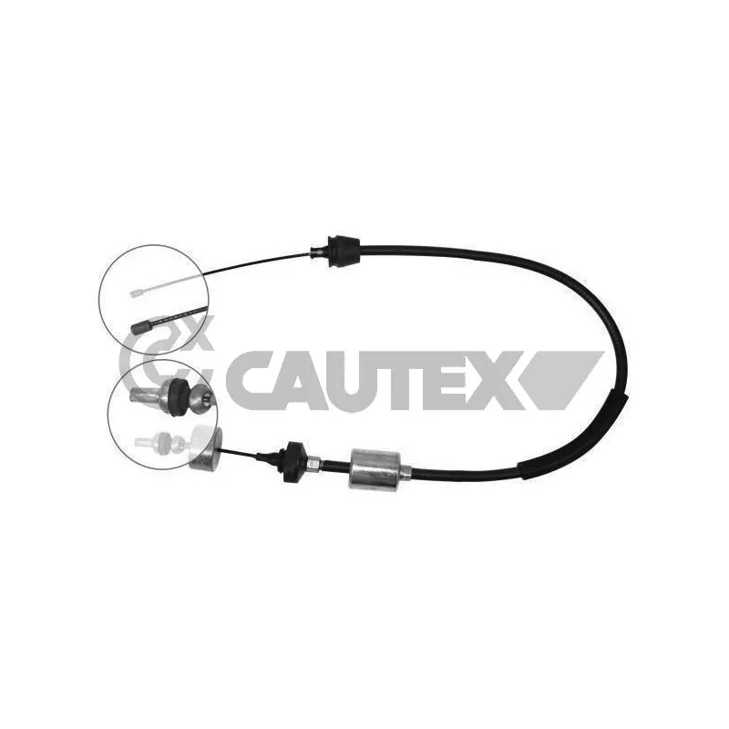 Tirette à câble, commande d'embrayage CAUTEX 028444