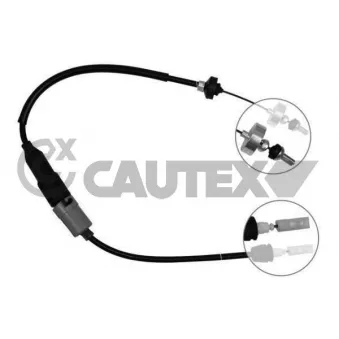 Tirette à câble, commande d'embrayage CAUTEX 028452