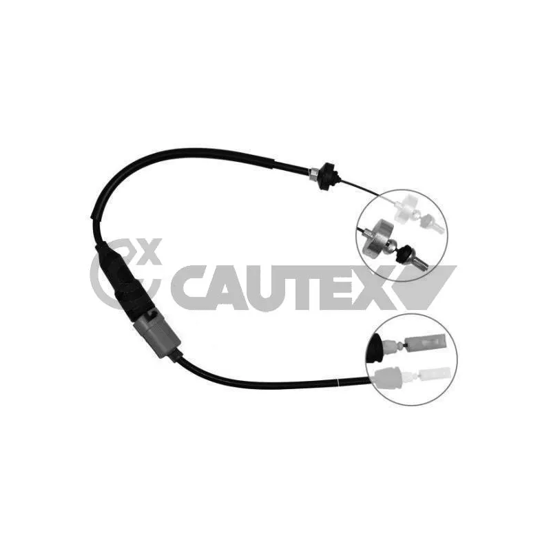 Tirette à câble, commande d'embrayage CAUTEX 028452