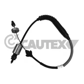 Tirette à câble, commande d'embrayage CAUTEX 028455