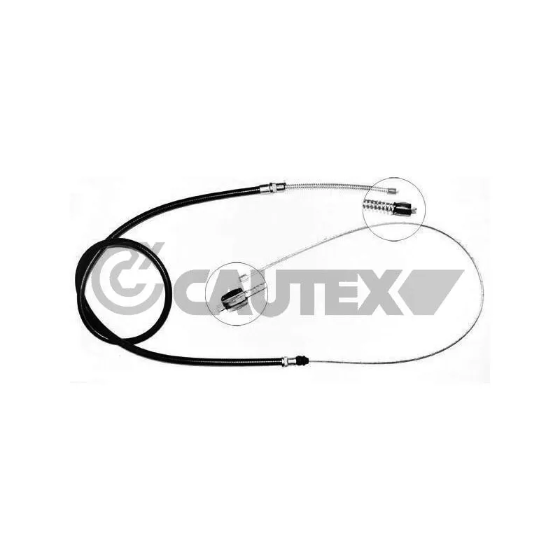 Tirette à câble, frein de stationnement CAUTEX 028476