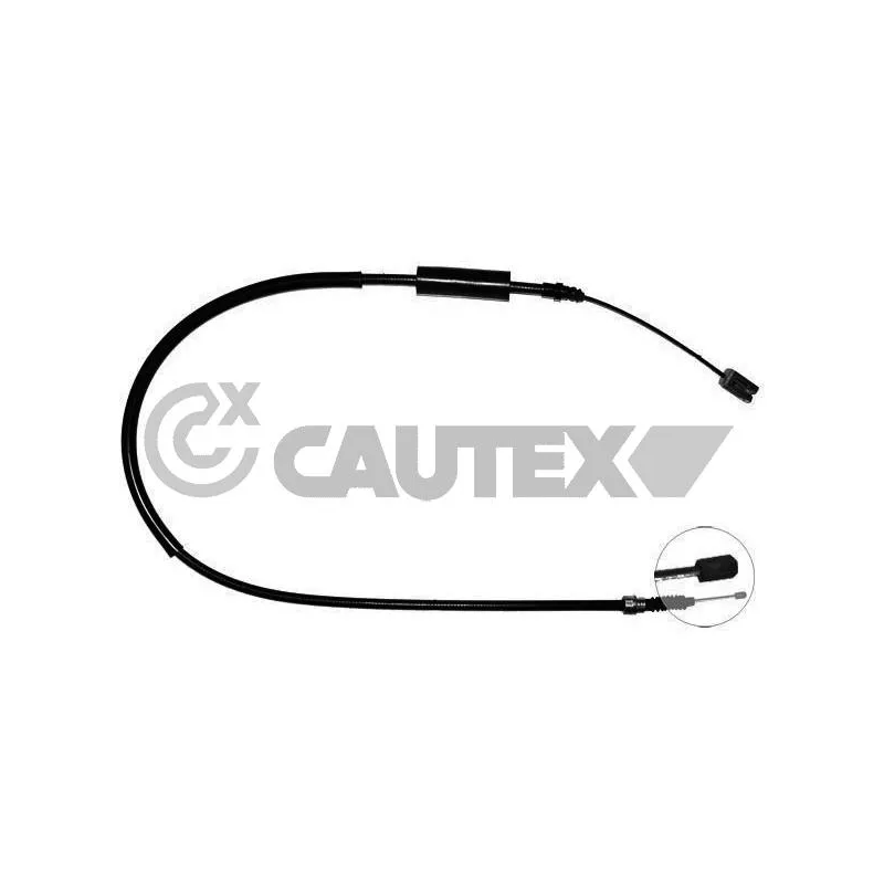 Tirette à câble, frein de stationnement CAUTEX 028483