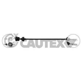 Tirette à câble, commande d'embrayage CAUTEX 030048