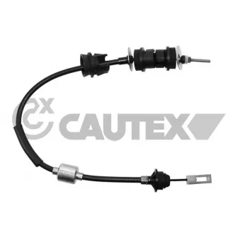 Tirette à câble, commande d'embrayage CAUTEX 030050