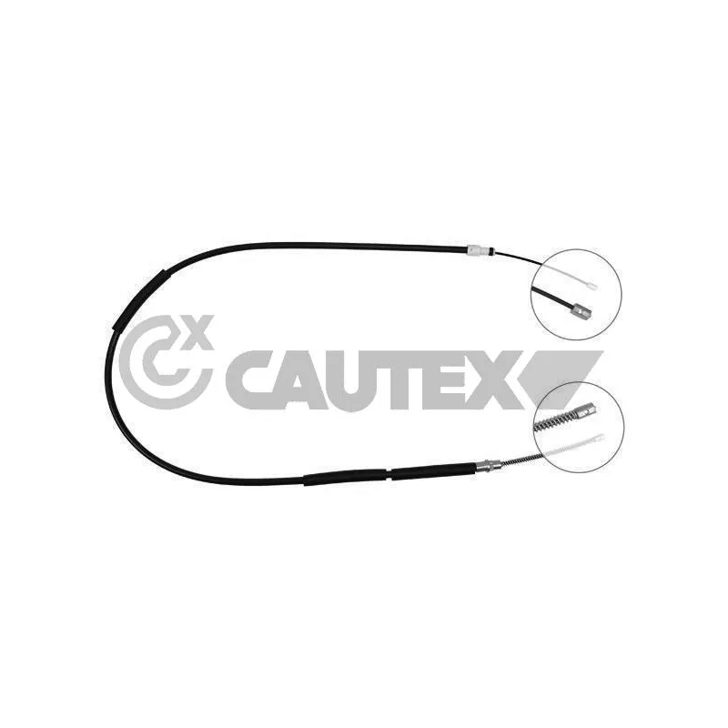 Tirette à câble, frein de stationnement CAUTEX 035067