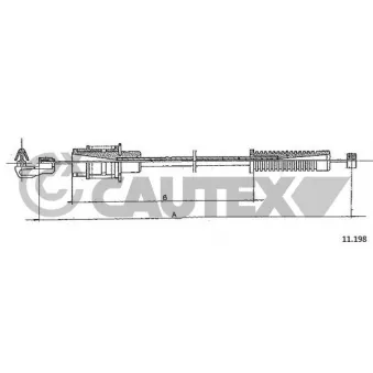 Câble d'accélération CAUTEX 035569