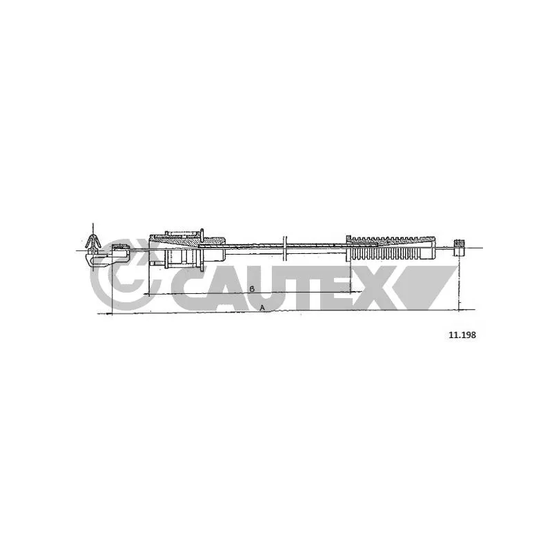 Câble d'accélération CAUTEX 035569