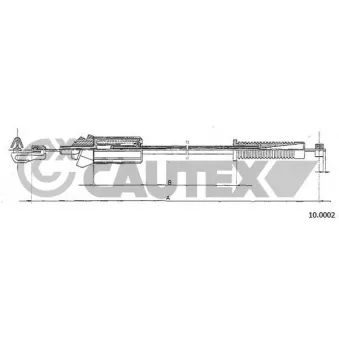 Câble d'accélération CAUTEX 035781