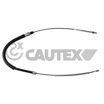 Tirette à câble, frein de stationnement CAUTEX 035807