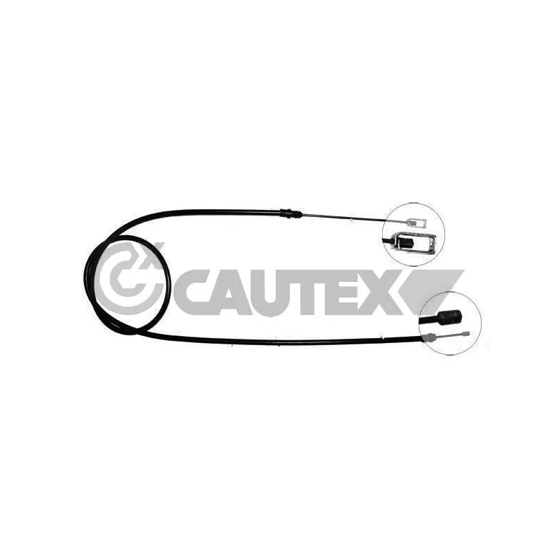 Tirette à câble, frein de stationnement CAUTEX 035810