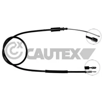Tirette à câble, frein de stationnement CAUTEX 036541