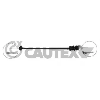 Tirette à câble, commande d'embrayage CAUTEX 036550