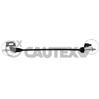 Tirette à câble, commande d'embrayage CAUTEX 036558