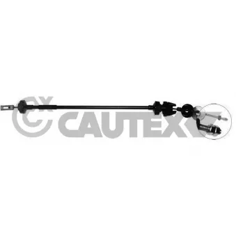 Tirette à câble, commande d'embrayage CAUTEX 036568