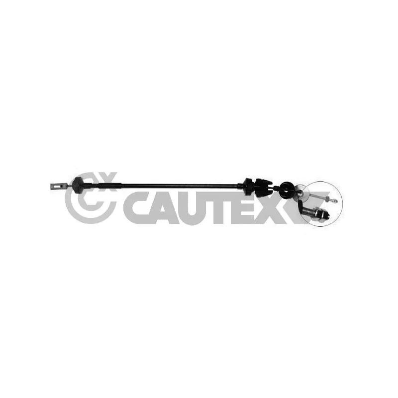 Tirette à câble, commande d'embrayage CAUTEX 036568