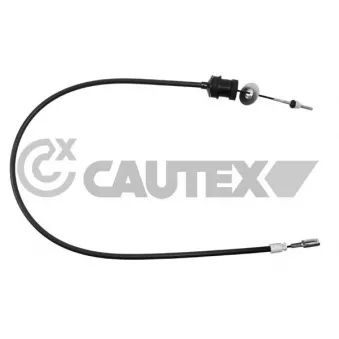 Tirette à câble, commande d'embrayage CAUTEX 036651