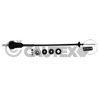 Tirette à câble, commande d'embrayage CAUTEX 037102