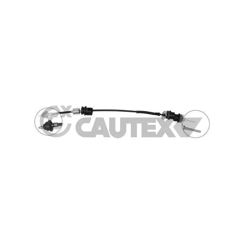Tirette à câble, commande d'embrayage CAUTEX 038102