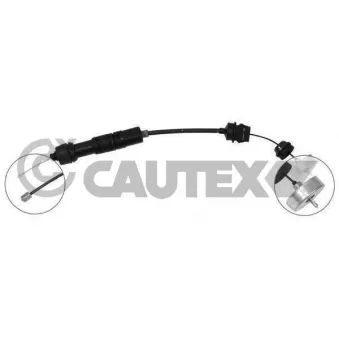 Tirette à câble, commande d'embrayage CAUTEX 038217